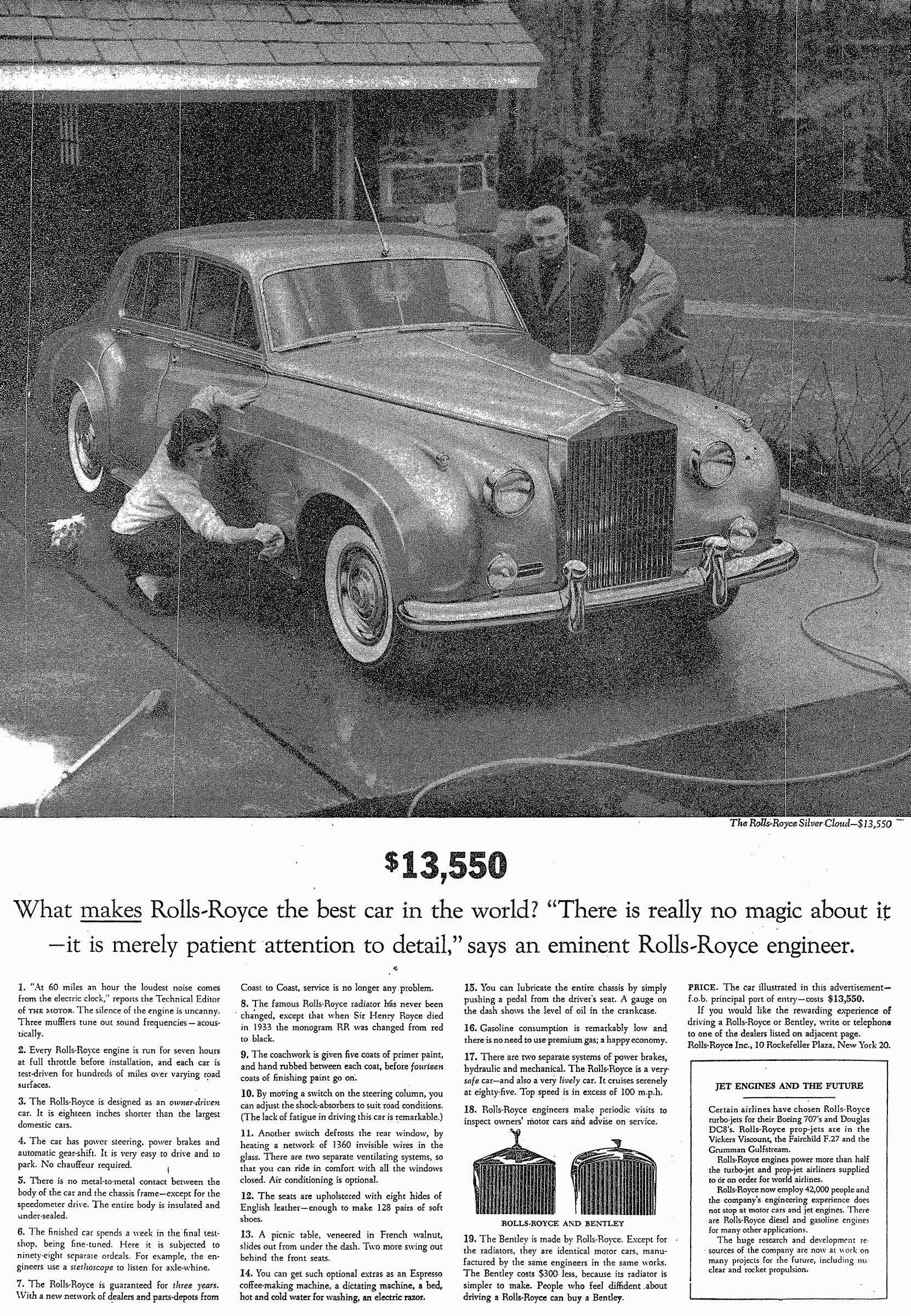 “$13,550” Rolls-Royce Ad by David Ogilvy
