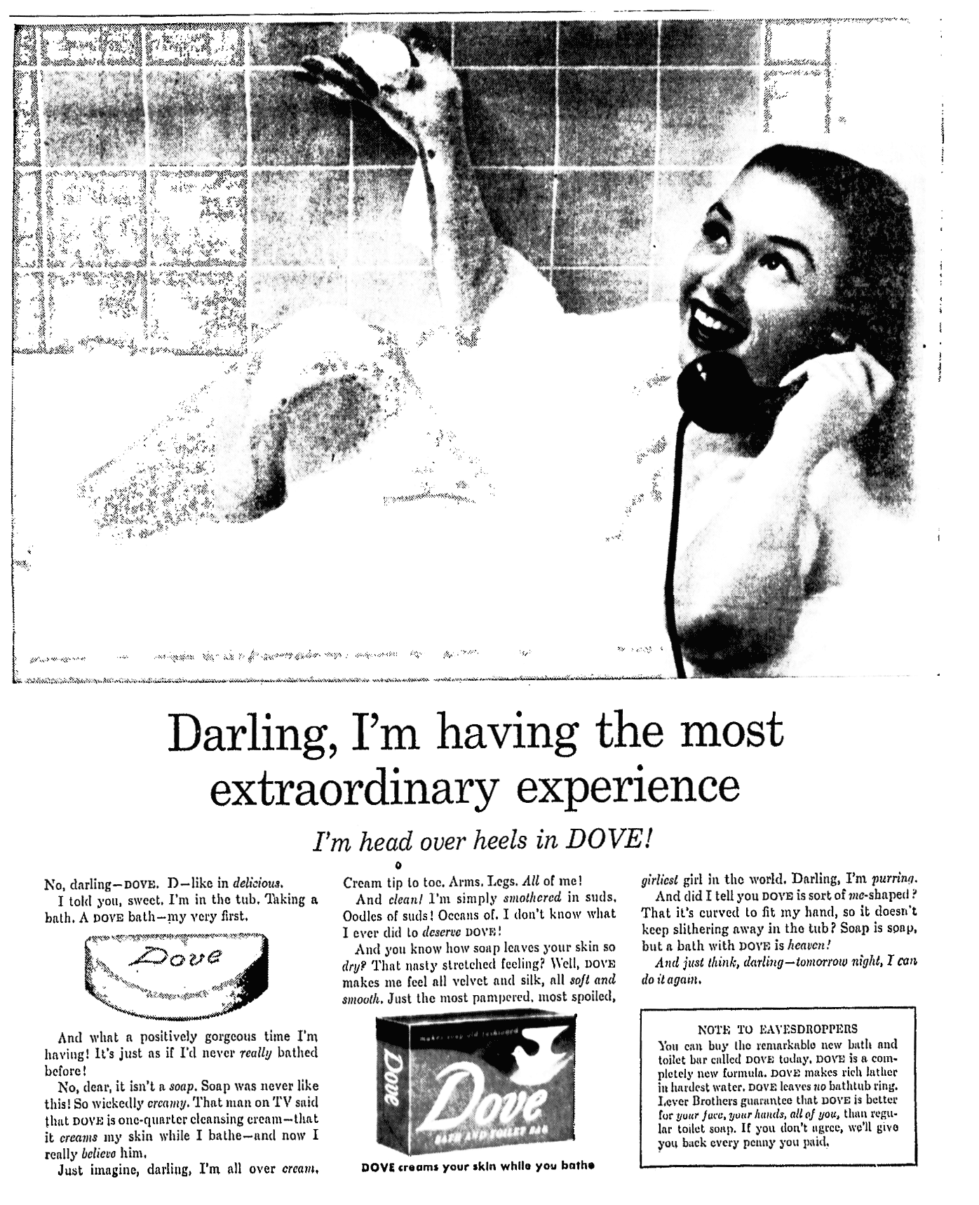 Dove “Darling” Ad by David Ogilvy
