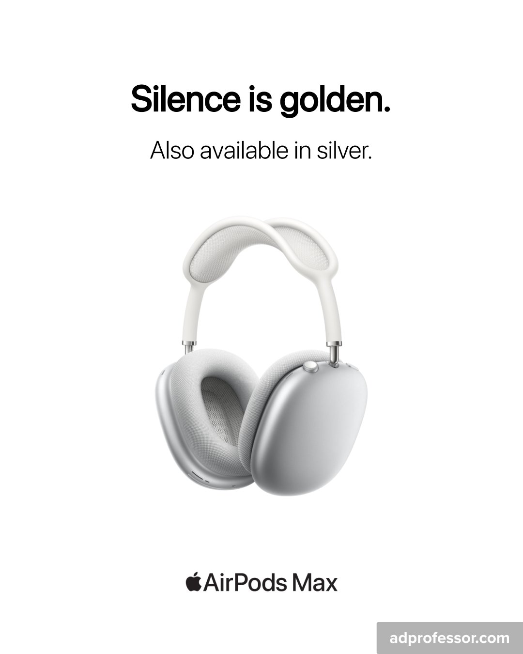 Apple Silence Is Golden Ad