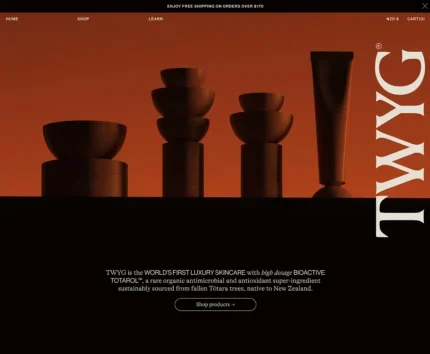 TWYG Shopify Website Design