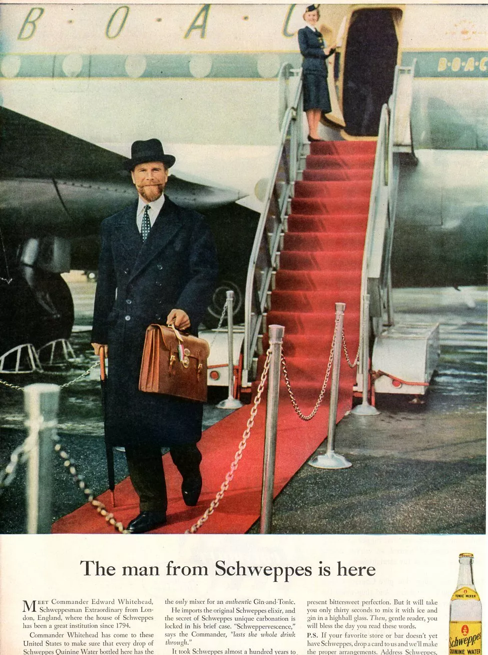 The Man from Schweppes Ad by David Ogilvy