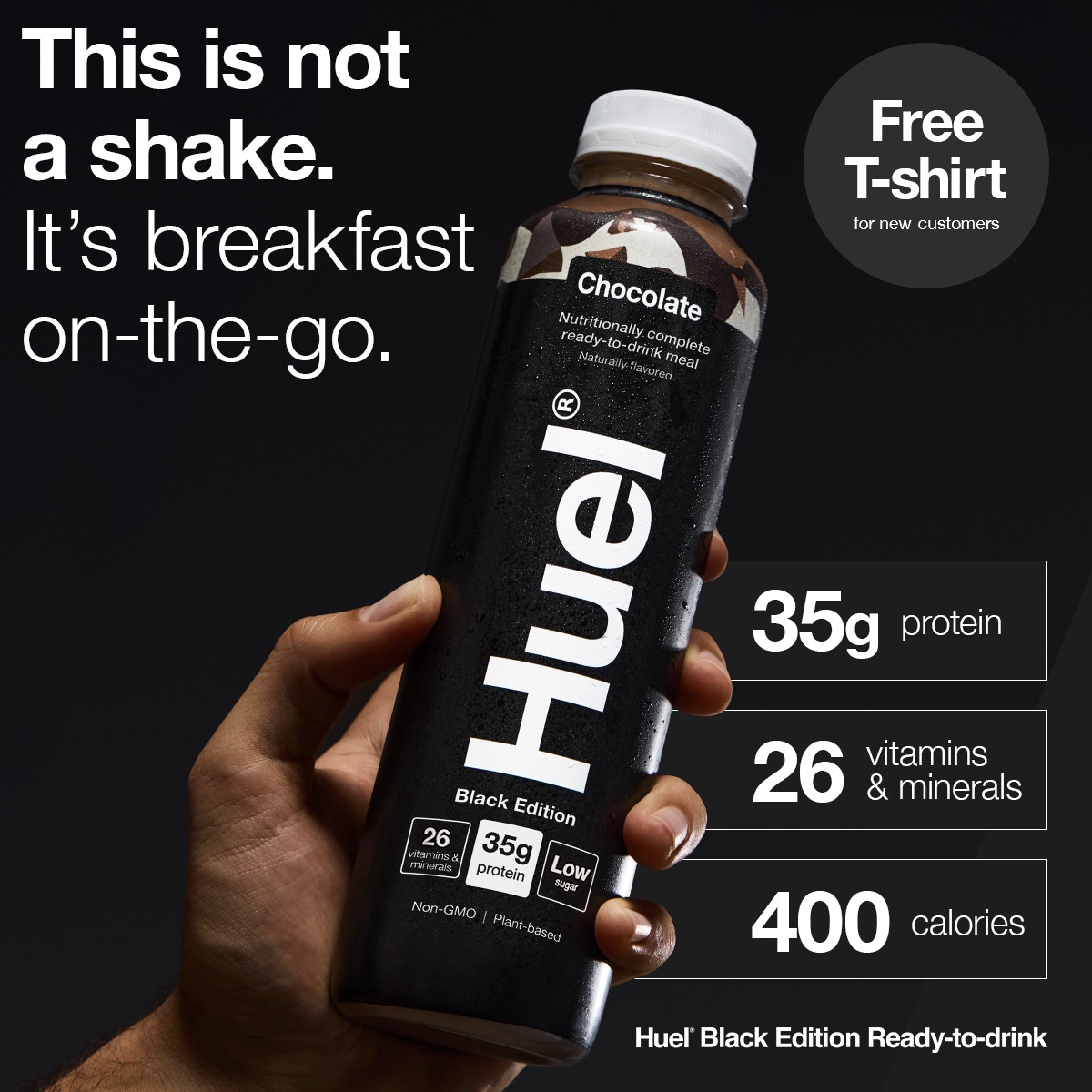 Huel: This is Not a Shake Facebook Ad