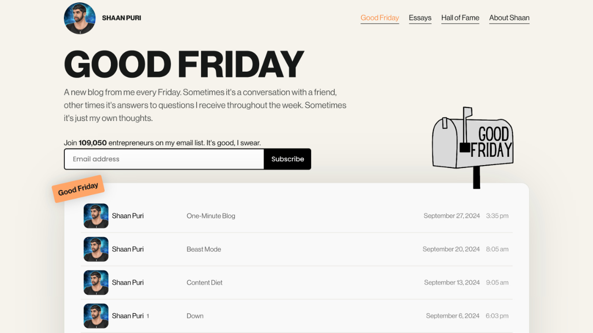 Good Friday by Shaan Puri