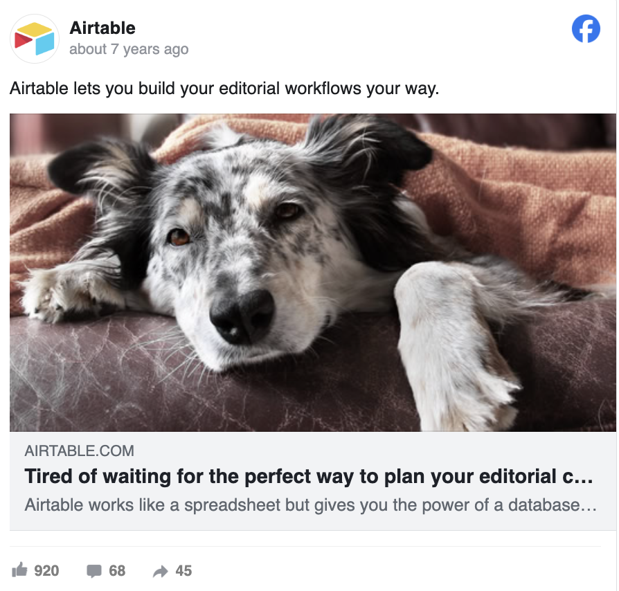 Airtable Tired Of Waiting Facebook Ad