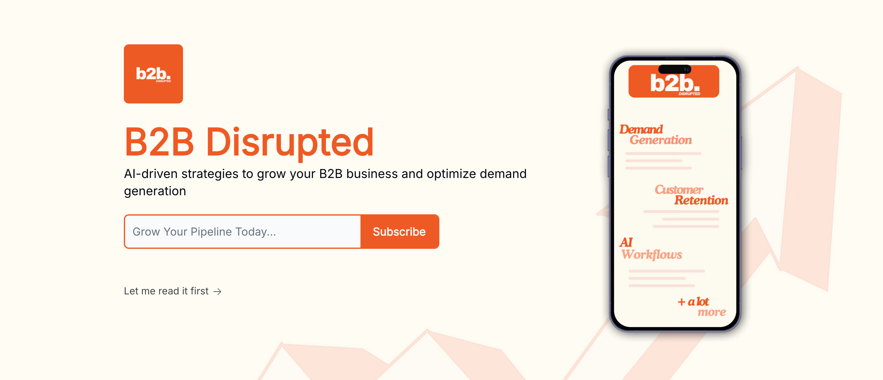 B2B Disrupted Newsletter