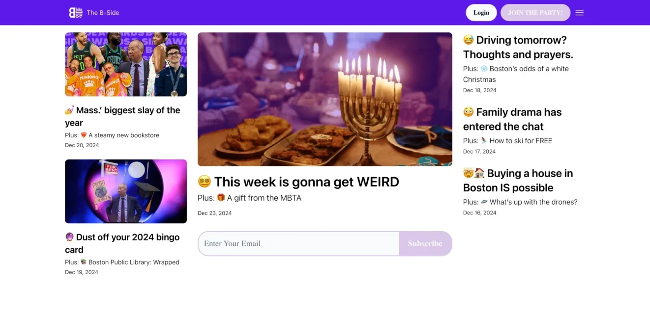 The B-Side Newsletter