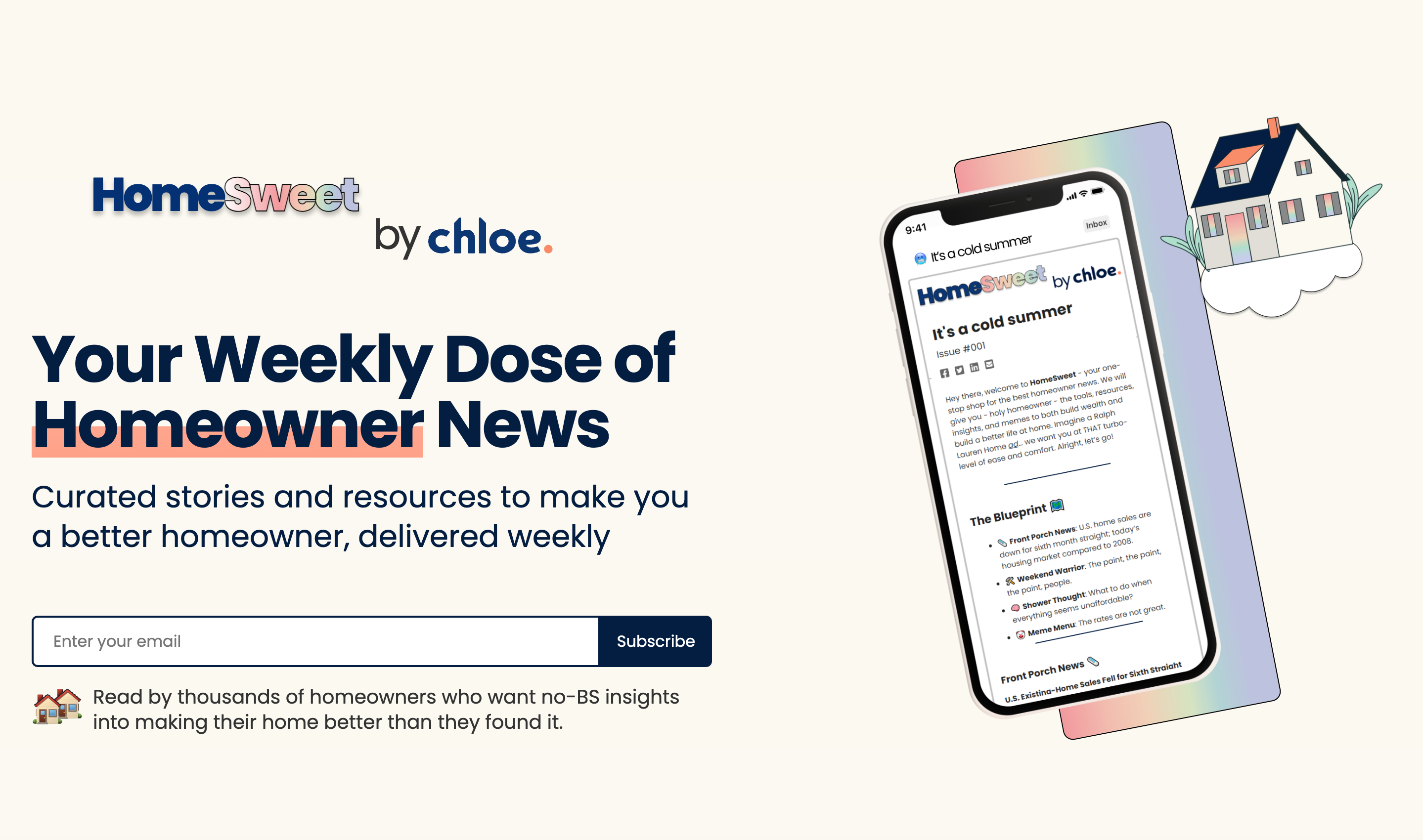 Home Sweet Newsletter