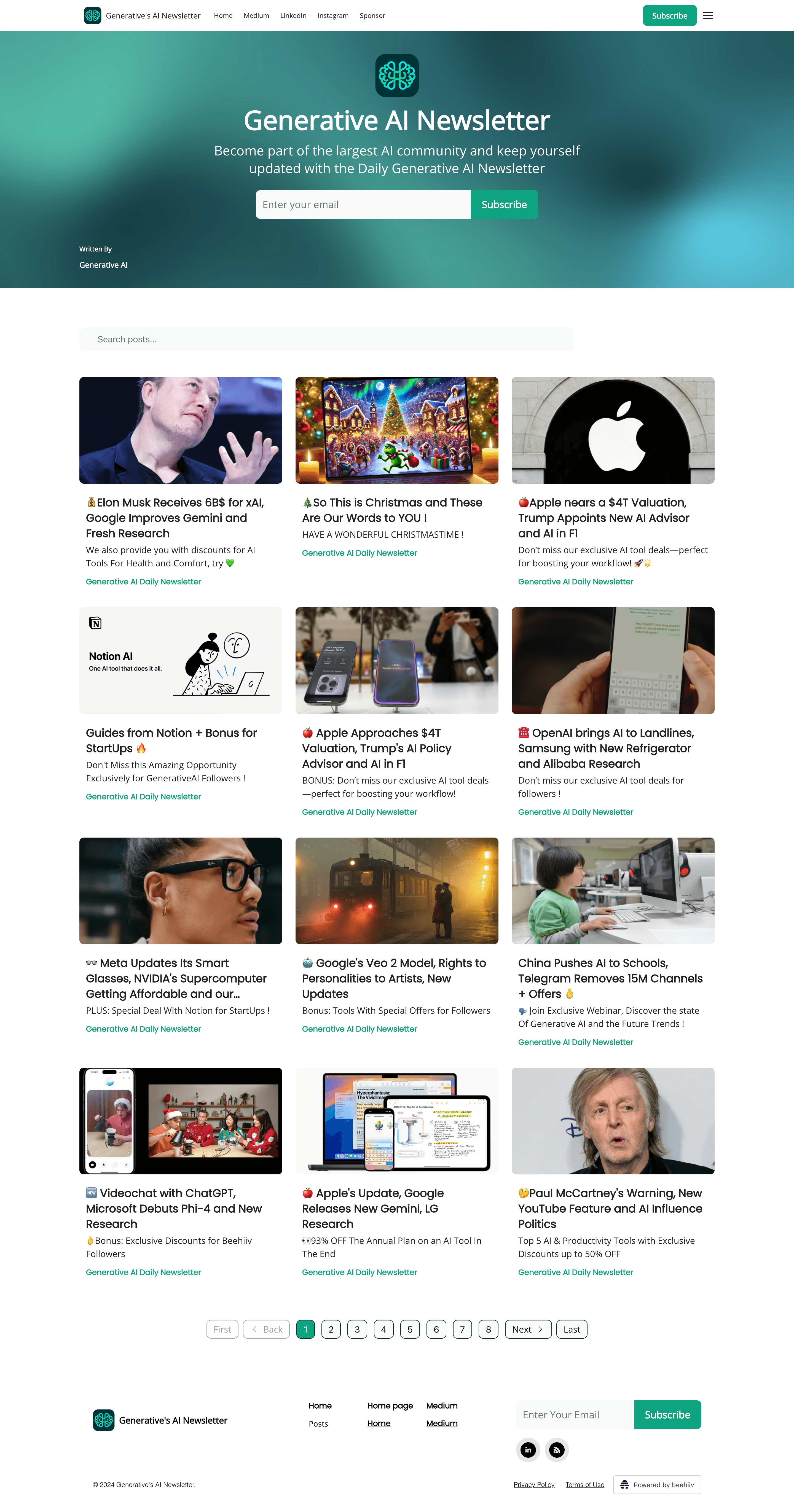 Generative AI Newsletter