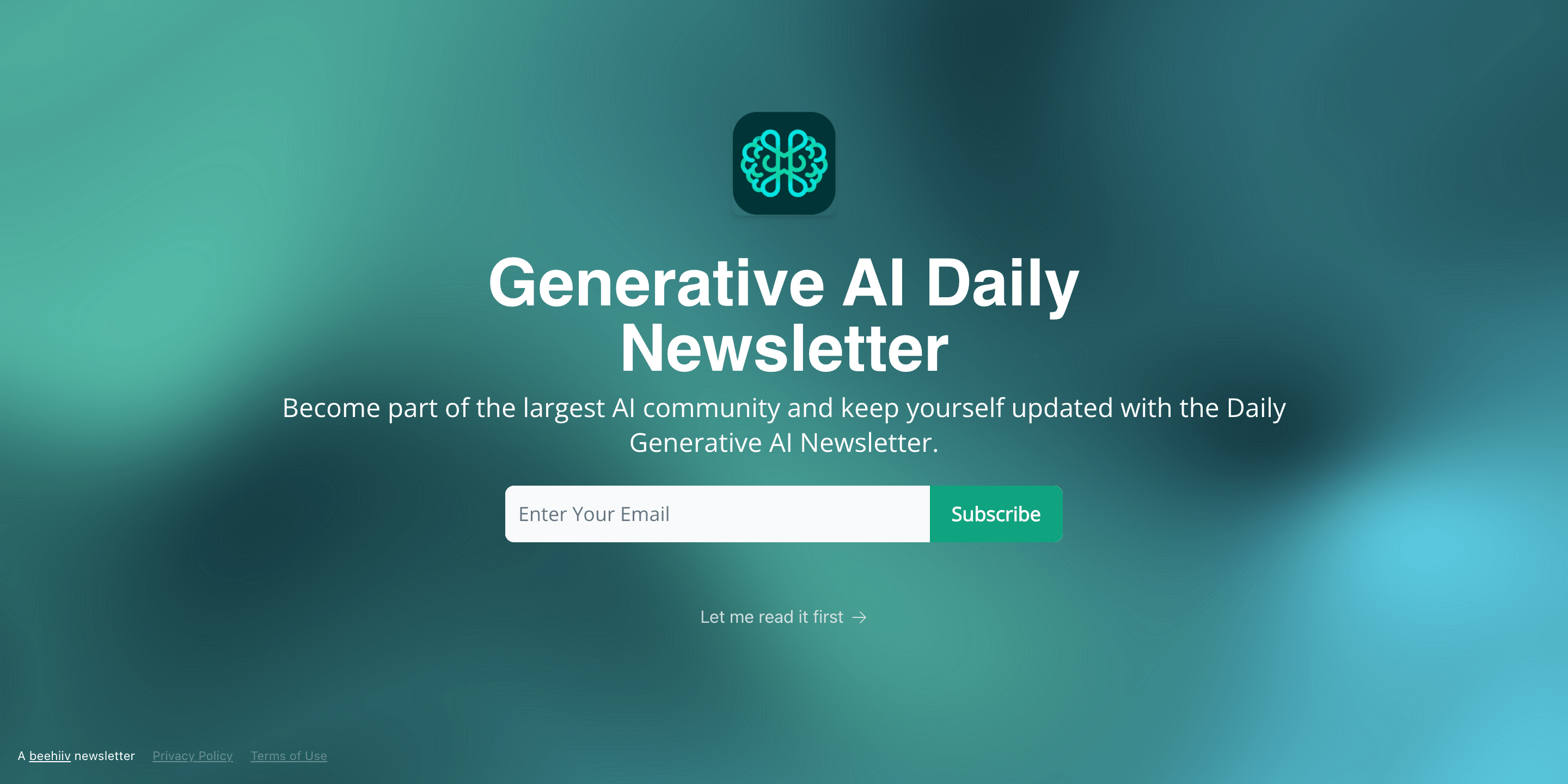 Generative AI Newsletter