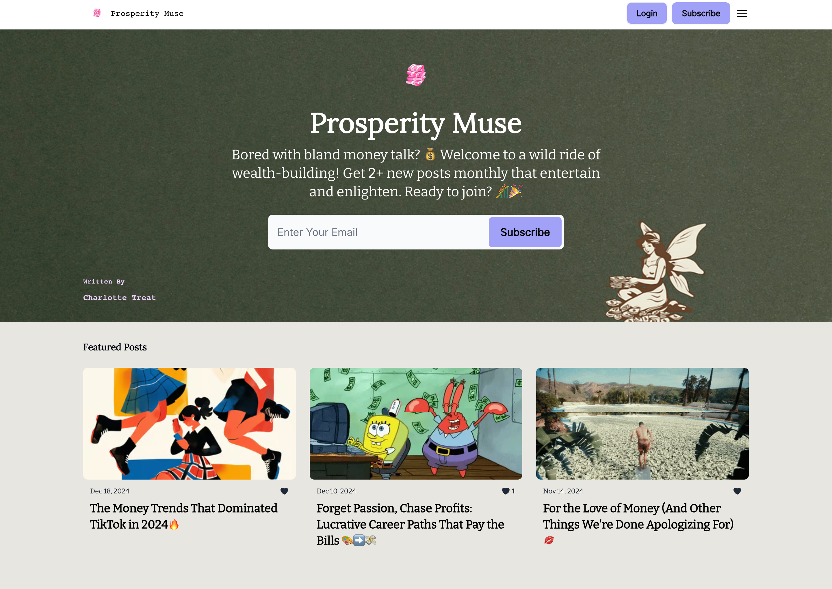 Prosperity Muse Newsletter