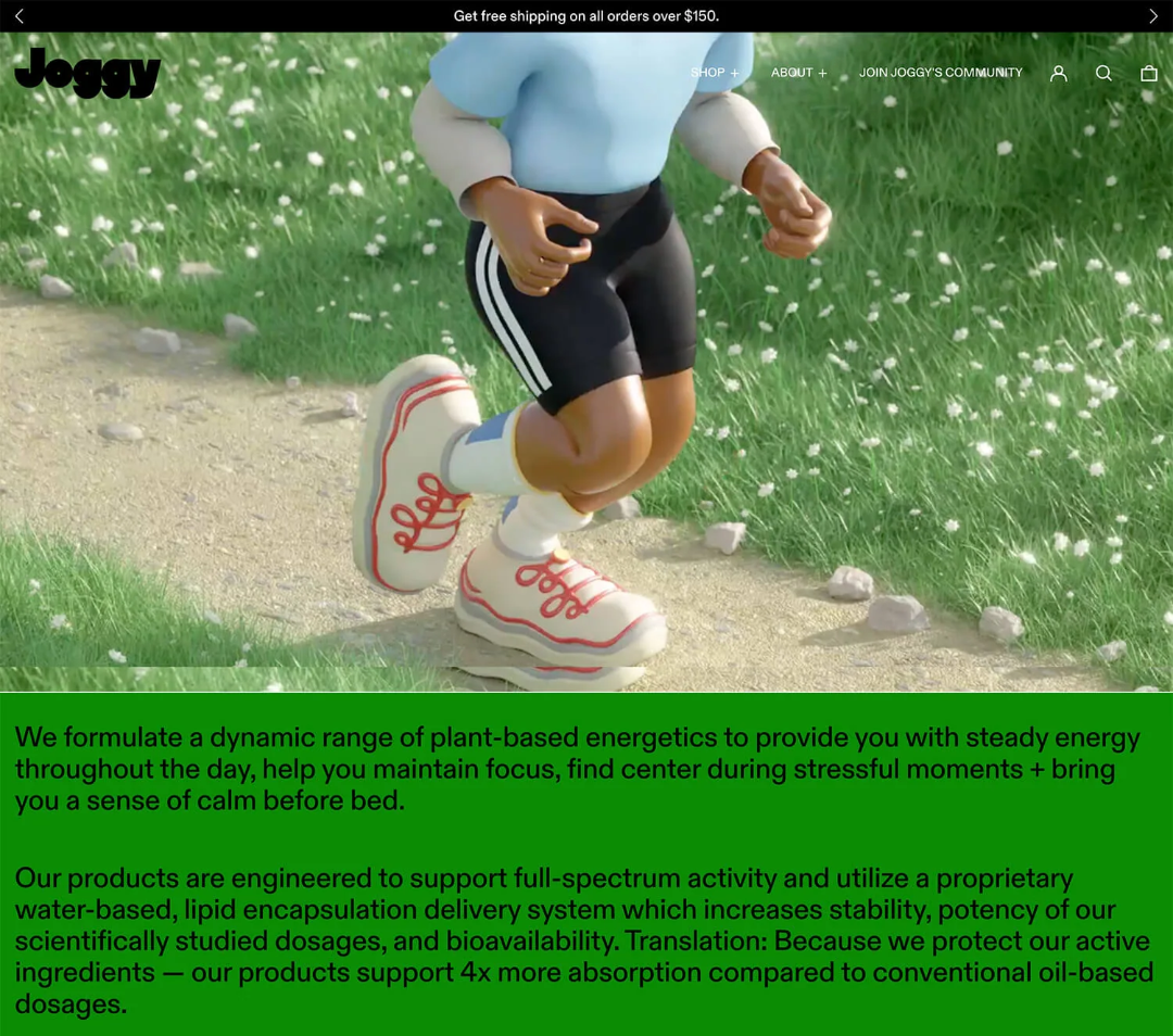 Joggy Website Design