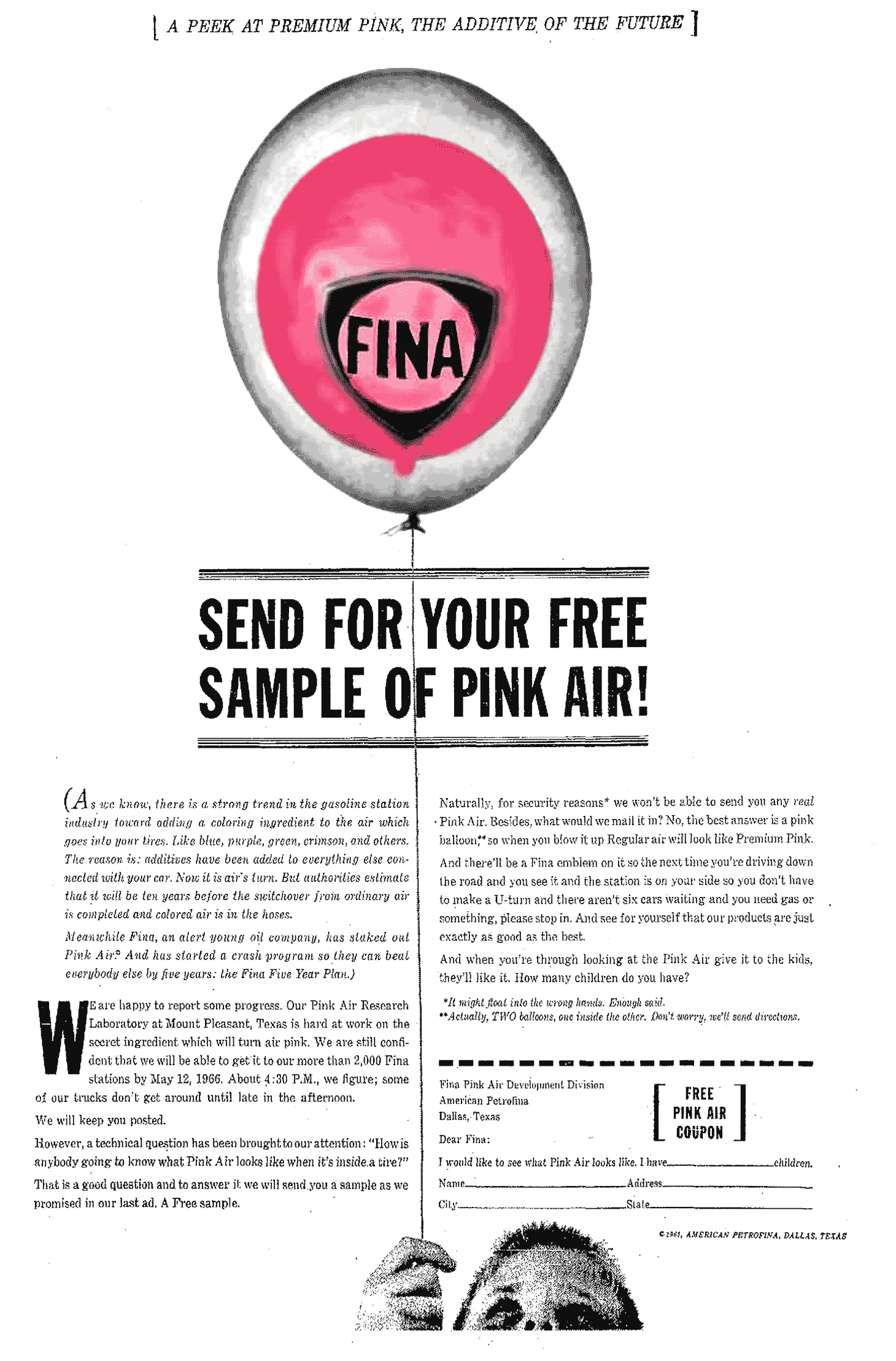 Fina “Pink Air” Campaign by Howard Gossage Eleven Ads