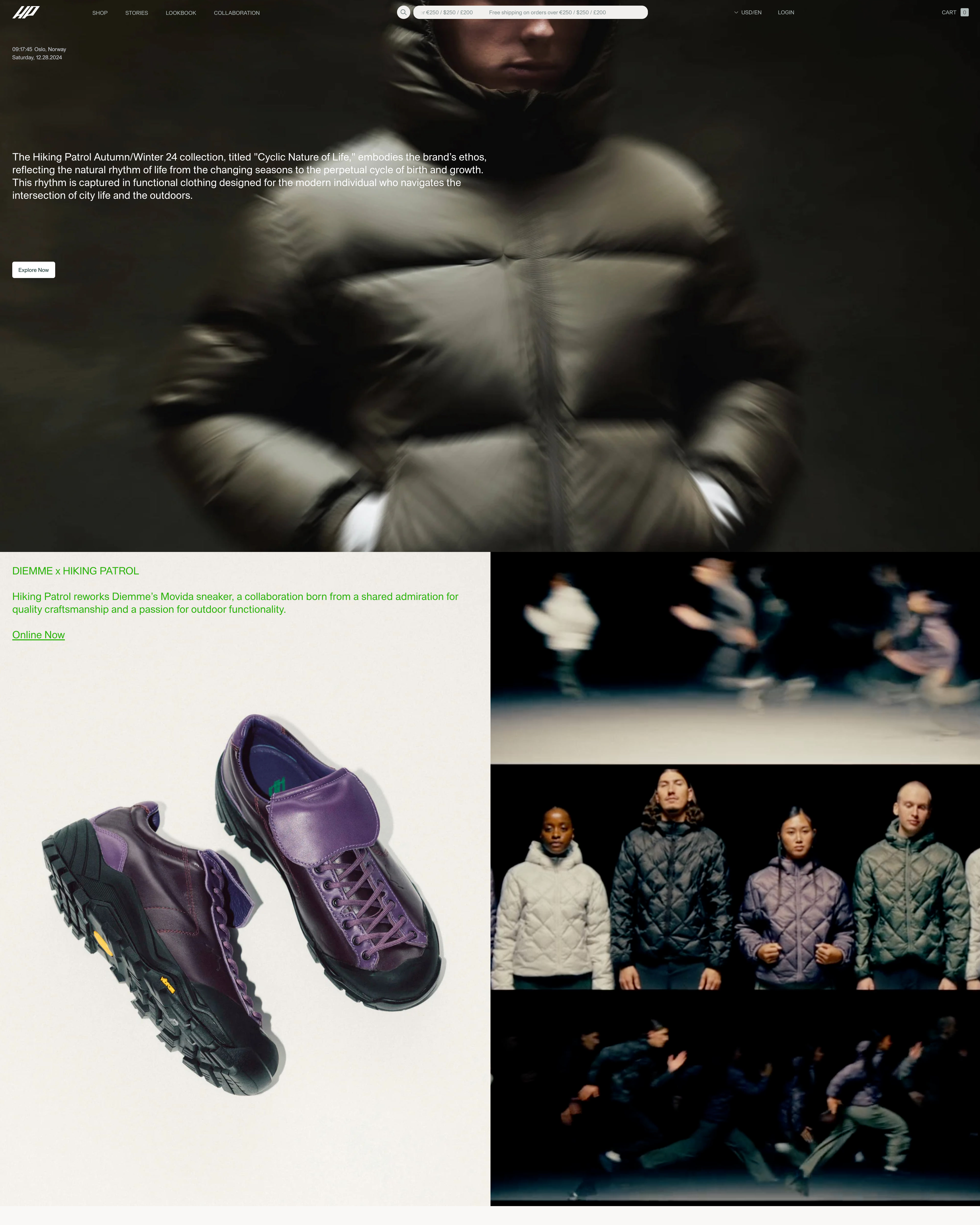 Hiking Patrol Website Design