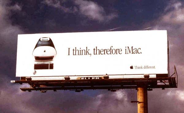 1999 Billboard Advert for The Apple iMac by Ad Agency TBWA